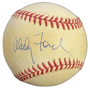 Whitey Ford Autographed Official American League Baseball Cheap Pice Wholesale Pice