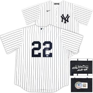YANKEES JUAN SOTO AUTOGRAPHED WHITE NIKE JERSEY SIZE XL BECKETT QR 226402 Cheap Geniue Stockist
