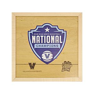 Villanova University Authentic 12"x12" Piece of 2018 Men's Final Four Basketball Court w/ Screen Printed Logo - from the Alamodome in San Antonio, Texas Cheap Pice Outlet