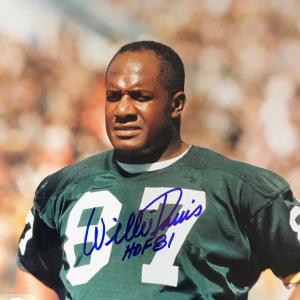 Willie Davis Autographed 8x10 Football Photo Footlocker Finishline For Sale