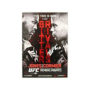 UFC 182: Jones vs Cormier Replica Event Poster on 18x26 Stretched Canvas Clearance Purchase