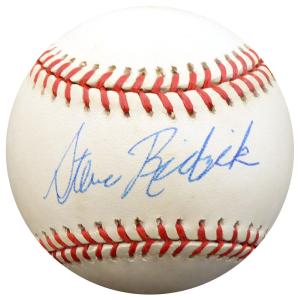 Steve Ridzik Autographed Signed AL Baseball Philadelphia Phillies Beckett F29844 Free Shipping For Nice