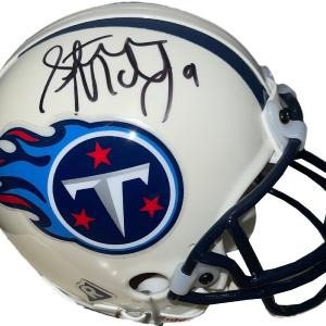 Steve McNair signed Tennessee Titans Riddell NFL Mini Helmet #9 Beckett Review Sast Online