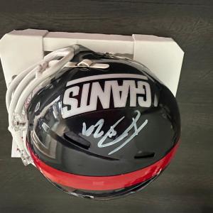 Tyrone Tracy Jr signed Giants mini helmet Outlet 2025 Newest