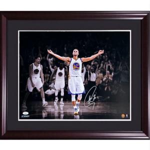 Stephen Curry Signed 16x20 Framed Spotlight Steiner Photo Warriors Auto JSA COA Free Shipping Classic