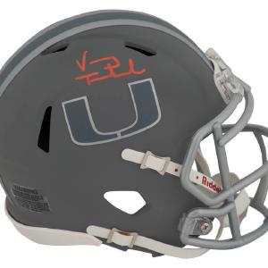 Vinny Testaverde Signed Miami SLATE Riddell Speed Mini Helmet - (SCHWARTZ COA) Buy Cheap Discounts