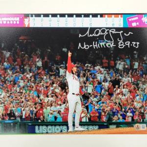Michael Lorenzen signed "No Hitter 8-9-23" 11x14 Photo auto BAS Beckett Witness Low Pice Cheap Online