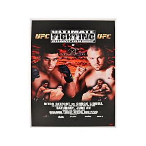 UFC 37.5: As Real As It Gets Replica Event Poster on 18 x26 Stretched Canvas Newest For Sale