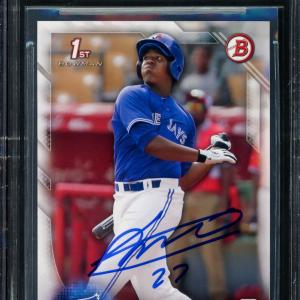 VLADIMIR GUERRERO JR. 2016 BOWMAN PROSPECTS RC BLUE JAYS AUTO 10 BECKETT 210505 Sale Fake
