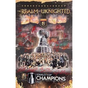 Vegas Golden Knights Team Signed 11x17 Game Day Poster #D/12 Photo Stanley Cup Online Cheap Pice