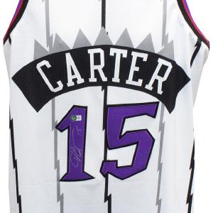Vince Carter Signed Toronto Raptors Mithcell & Ness Jersey Beckett 40782 Outlet Discount Sale