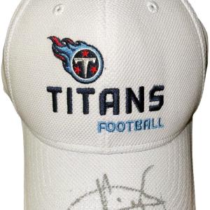 Vince Young signed Tennessee Titans NFL Reebok Sideline AFC-South Cap/Hat COA 2025 Online