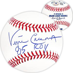 VINCE COLEMAN AUTOGRAPHED MLB BASEBALL CARDINALS "85 ROY" BECKETT QR 220375 Perfect