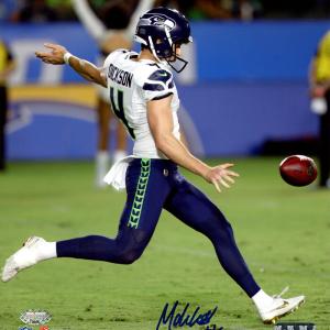 MICHAEL DICKSON AUTOGRAPHED SIGNED 8X10 PHOTO SEATTLE SEAHAWKS MCS HOLO 138027 Free Shipping Footlocker Finishline