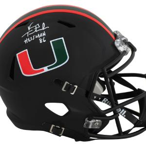 Vinny Testaverde Signed Miami Alt Riddell F/S Rep Helmet w/Heisman -SCHWARTZ COA Discount Countdown Package
