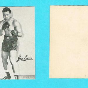 Vintage Joe Louis 3 1/2 By 2 1/4 Boxing Card NM-MINT Deals Cheap Online