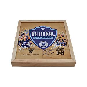 Villanova University 12"x12" Piece of 2018 Final Four Basketball Court Embellished by Stephanie Reiter Cheap Sale Professional