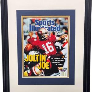 Joe Montana signed 1989 Sports Illustrated Cover Photo 49ers 11x14 Framed- UDA Outlet Low Pice