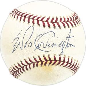 Wes Covington Autographed MLB Baseball Milwaukee Braves Beckett QR #BM25898 Cheap Sale Manchester