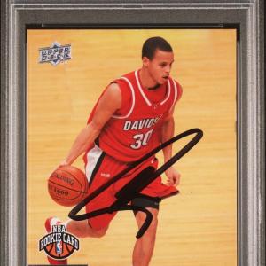 Stephen Curry 2009-10 Upper Deck Star Rookies Card PSA Authentic PSA/DNA Auto 10 Choice For Sale