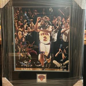 Larry Johnson signed framed 16x20 photo Cheap Sale How Much