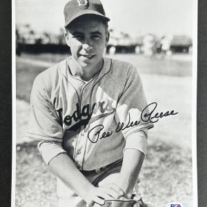 Pee Wee Reese Signed 8x10 Hof Library Photo Mint Auto Brooklyn Dodgers PSA COA Fashionable Cheap Online