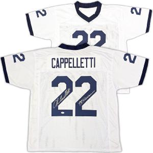 PENN STATE JOHN CAPPELLETTI AUTOGRAPHED WHITE JERSEY "73 HEISMAN" JSA 221330 Visit Sale Online