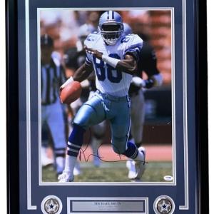 Michael Irvin Signed Framed 16x20 Dallas Cowboys Photo PSA Hologram Outlet 100% Authentic