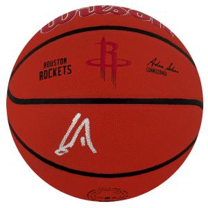 Yao Ming Signed Wilson Houston Rockets Logo NBA Basketball (SCHWARTZ SPORTS COA) Enjoy Online