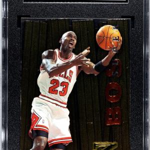 Michael Jordan 1997-98 Skybox Z-Force Super Boss Card #10SB- SGC Graded 6 EX-NM Cheap Sale Low Cost