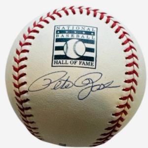 Pete Rose Autographed Official Hall of Fame Baseball (JSA) In China Sale Online