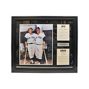 Mickey Mantle Roger Maris New York Yankees Dual Signed Autographed Framed M&M Boys Photo Collage (JSA LOA) Cheap Sale Huge Surprise