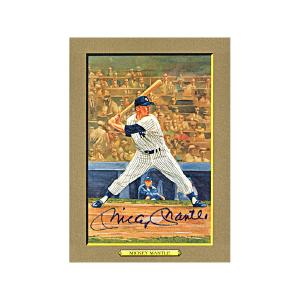 Mickey Mantle New York Yankees Autographed Signed 1987 Perez Steele Turkey Red Card (PSA LOA) Clearance Recommend