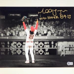 Michael Lorenzen signed "No Hitter 8-9-23" 11x14 Photo auto BAS Beckett Witness Genuine Online