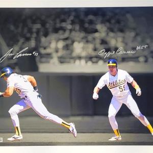 Jose Canseco Ozzie Canseco signed Oakland A's 16x20 photo autograph Beckett BAS Deals Online