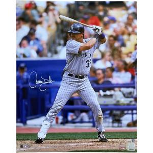 Larry Walker Autographed/Signed Colorado Rockies 16x20 Photo TRI 47367 Cheap Sale Visit