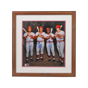 The Big Red Machine Cincinnati Reds Autographed Signed Framed 16x20 Photo (JSA LOA #YY64520) Popular Cheap Online