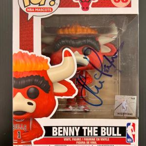 John Paxson Signed Funko Pop Benny the Bull PSA/DNA Bulls Auto Discount