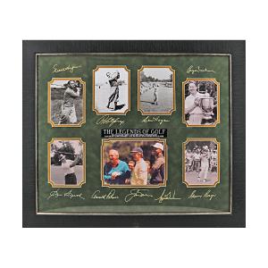 The Legends Of Golf Facsimile Autograph Framed Photo Collage Cheap Low Pice