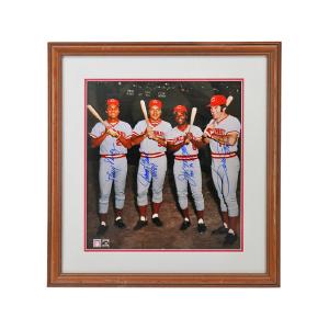 The Big Red Machine Cincinnati Reds Autographed Signed Framed 16x20 Photo (JSA LOA #YY64521) Cheap Sale Best Store To Get