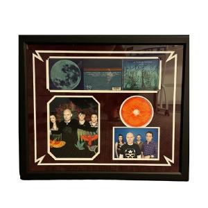 The Smashing Pumpkins Autographed and Framed 2012 Oceania CD Collage Limited Edition Online
