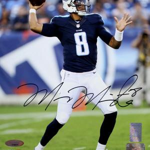 Marcus Mariota signed Tennessee Titans 8x10 Photo w/ #8 - Mariota/Tri-Star Holos Clearance Best Pices