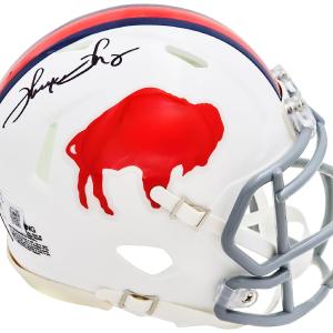 THURMAN THOMAS AUTOGRAPHED 65-73 BILLS THROWBACK WHITE SPEED MINI HELMET BECKETT How Much Online