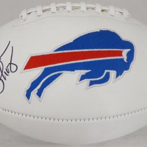 THURMAN THOMAS AUTOGRAPHED BUFFALO BILLS WHITE LOGO FOOTBALL BECKETT BAS 178098 Sale Exclusive