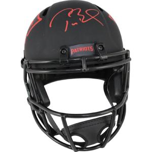 Tom Brady Autographed New England Patriots F/S Eclipse Helmet Fanatics 48954 Clearance Cheap Online