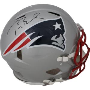 Tom Brady Autographed New England Patriots Authentic Helmet Fanatics 48956 Cheap Professional