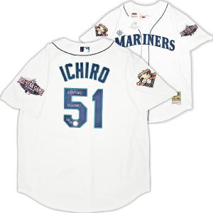 MARINERS ICHIRO SUZUKI AUTOGRAPHED M&N 2001 ALL STAR JERSEY 48 01 ROY/MVP Enjoy Cheap Pice