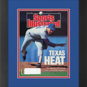 Nolan Ryan Matted and Professionally Framed Sports Illustrated Magazine. May 1, 1989 Original Issue. Outlet Buy