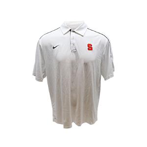 Nike Syracuse Orange Football Team Issued White Polo Shirt size XL New With Tags Best Pices Online