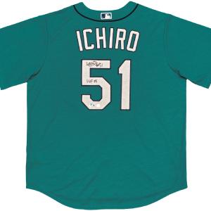 MARINERS ICHIRO SUZUKI AUTOGRAPHED TEAL NIKE JERSEY XL HOF 25 BECKETT WITNESS 2025 Cheap Online